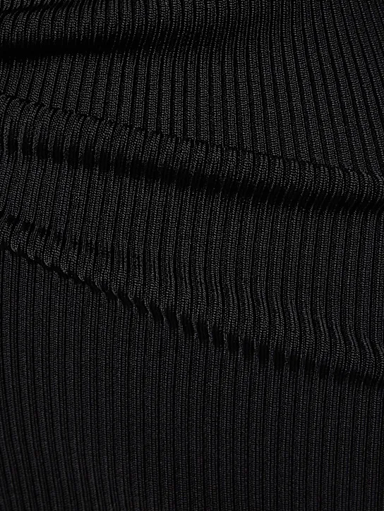 Asymmetric Knitted Dress