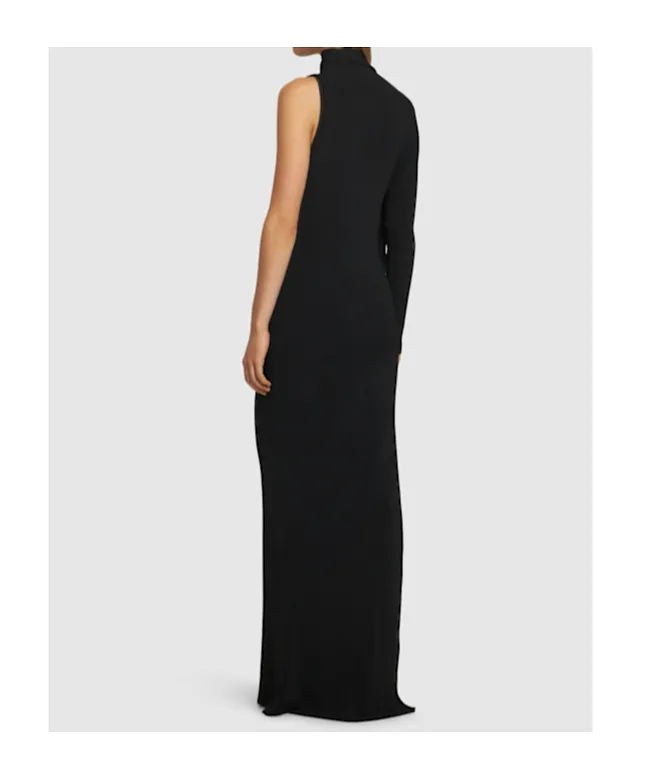 Asymmetric Knitted Dress