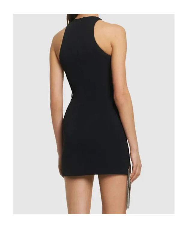 Cady Mini Dress With Metallic Fringe