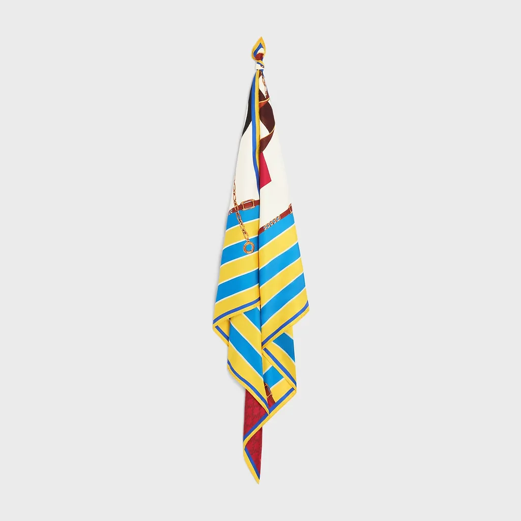 Square Scarf In Silk Twill
