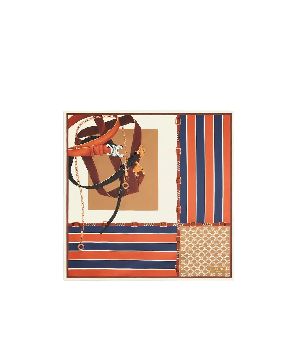 Square In Silk Twill