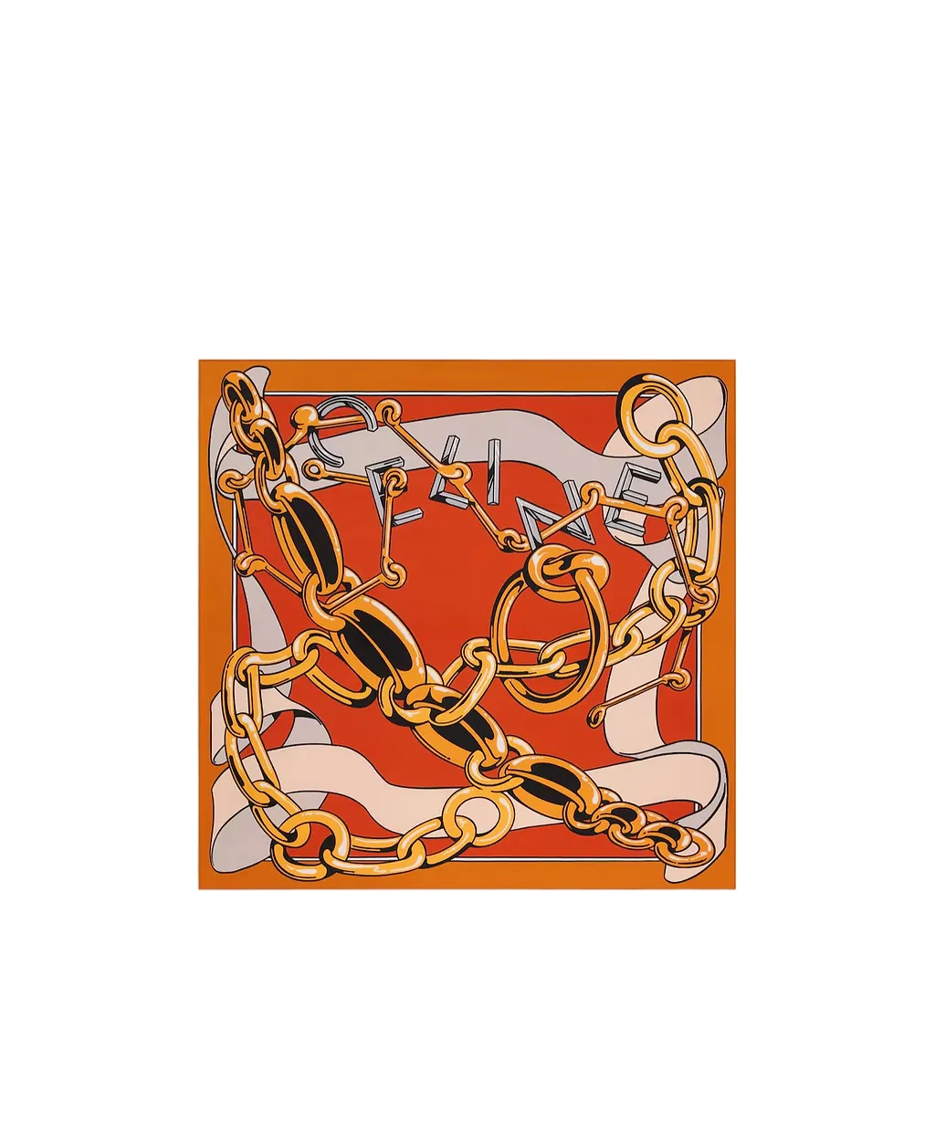 Square In Silk Twill