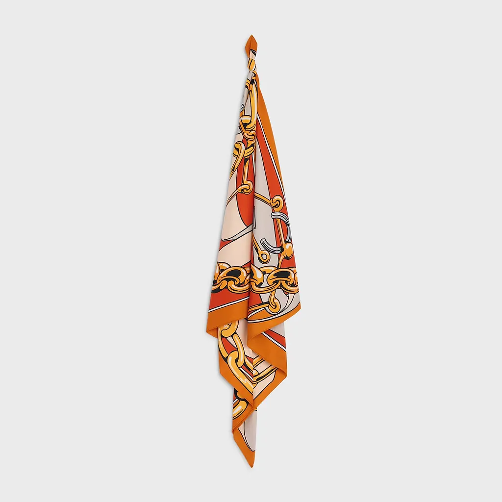 Square In Silk Twill