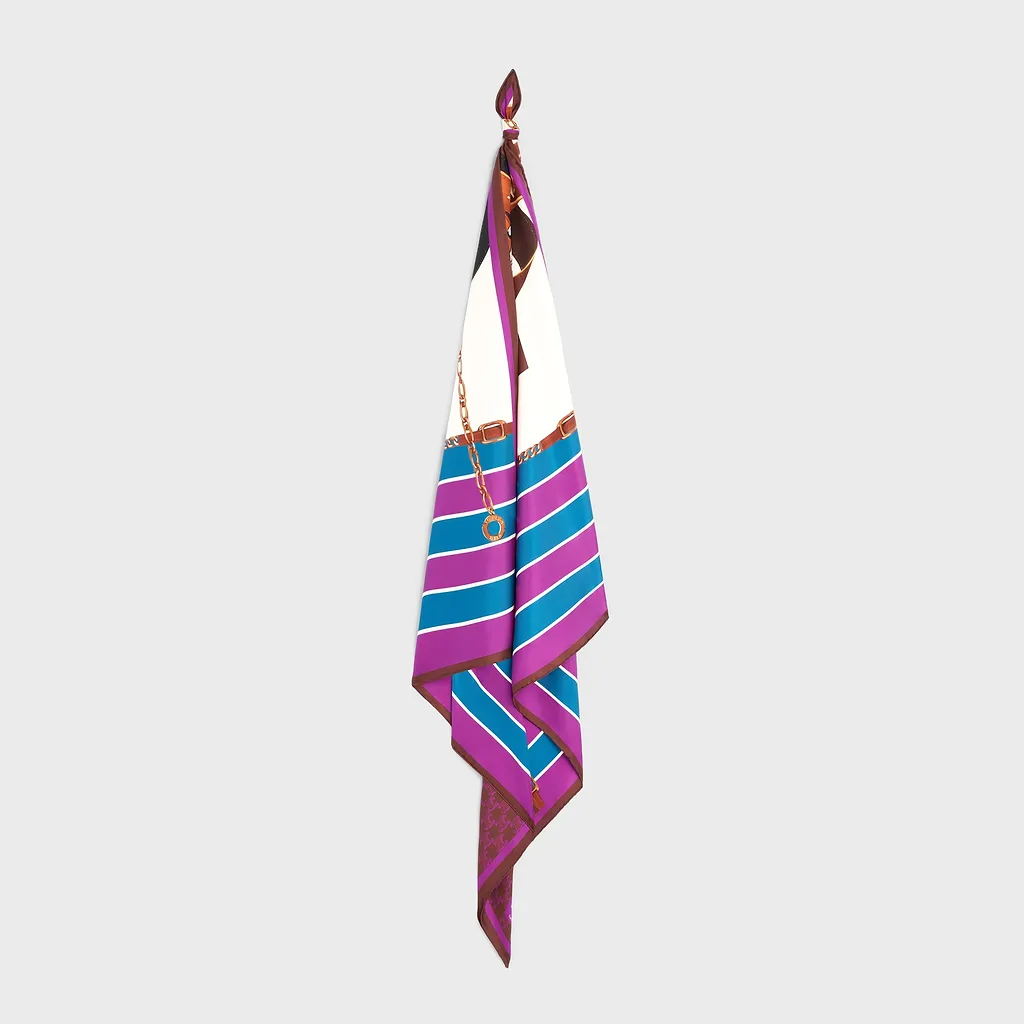 Square Scarf In Silk Twill
