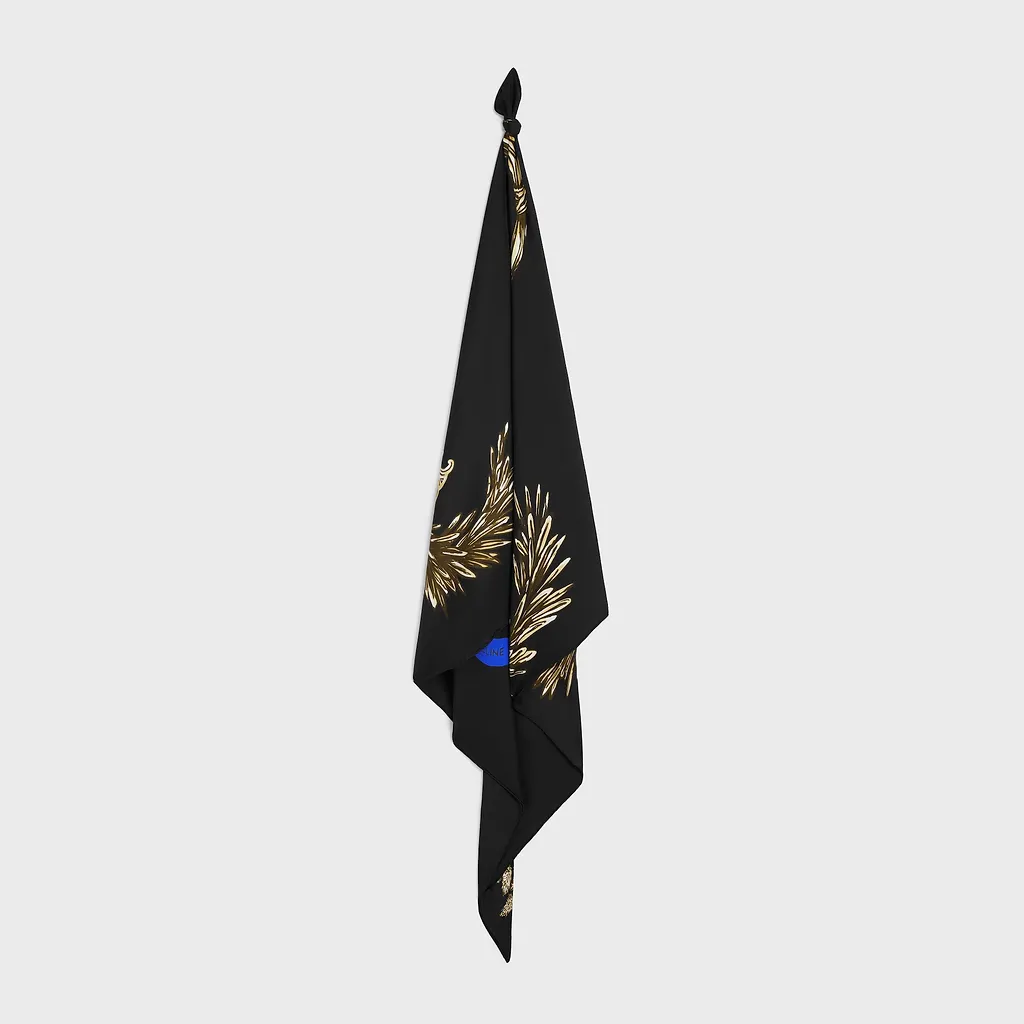 Square In Silk Twill