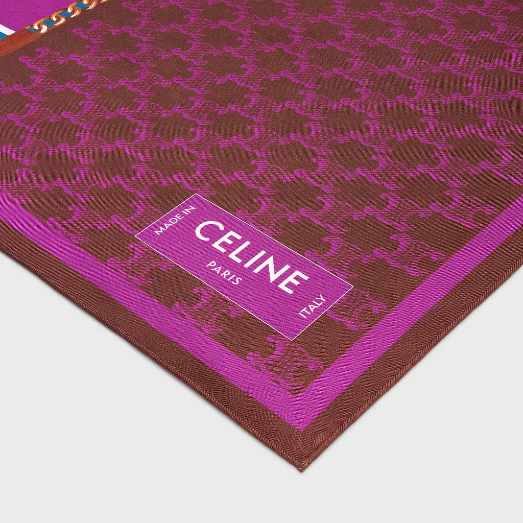 Square Scarf In Silk Twill