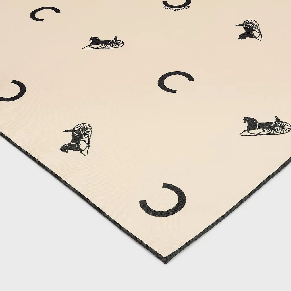 Square In Silk Twill