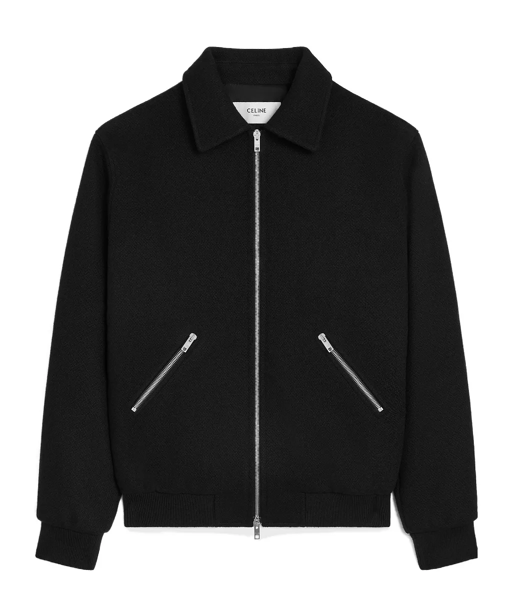 Teddy Jacket In Textured Wool