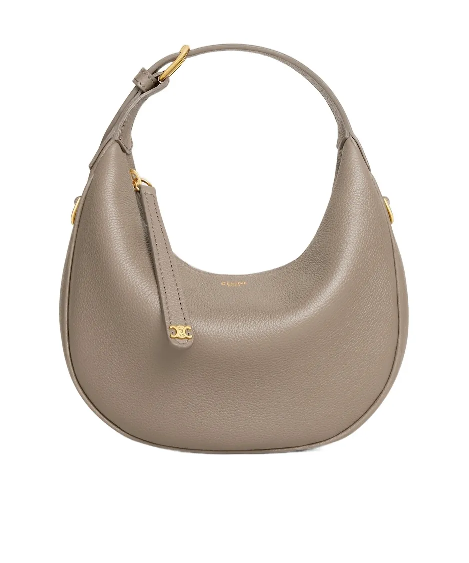 Teen Celine Lulu Shoulder Bag In Grained Calfskin