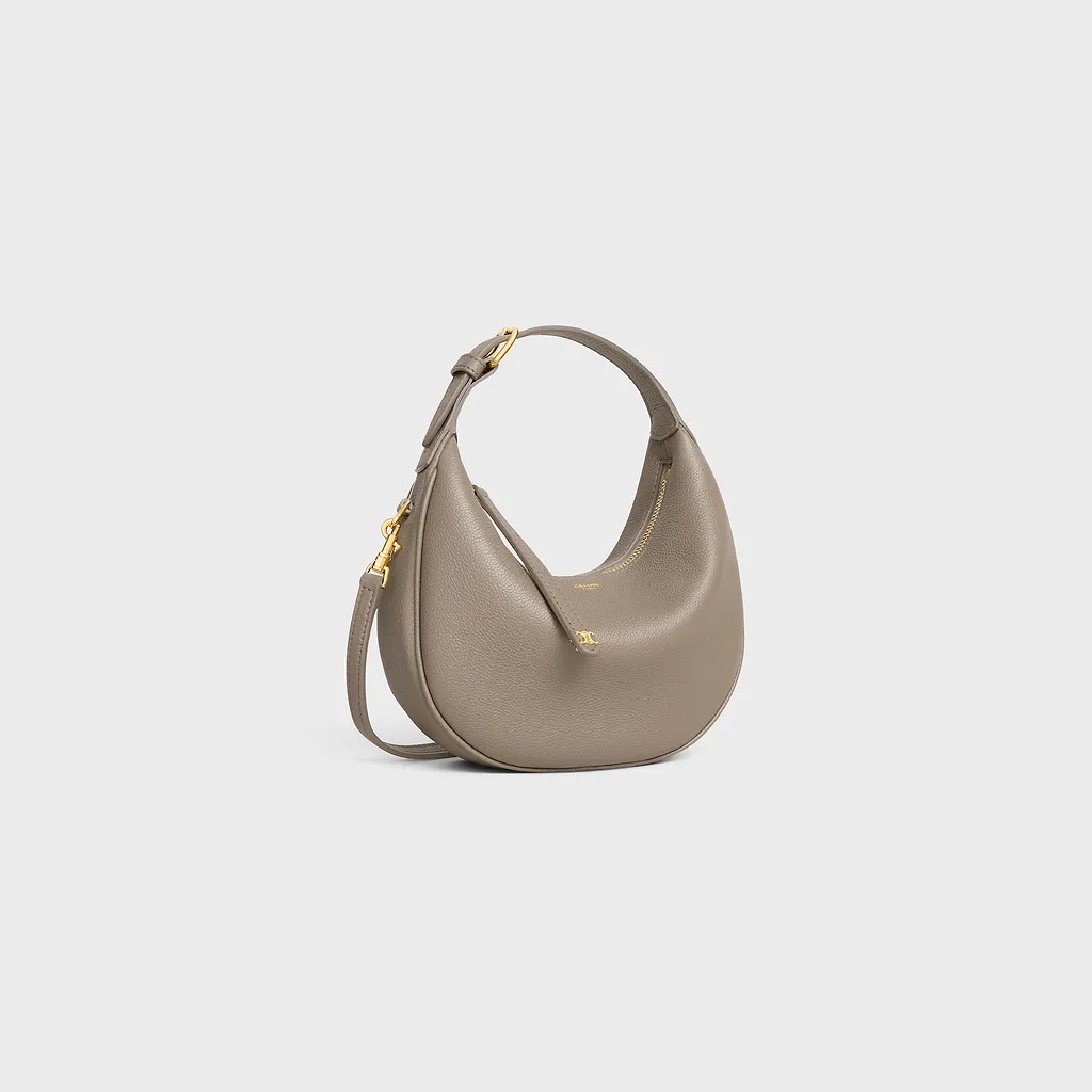 Teen Celine Lulu Shoulder Bag In Grained Calfskin