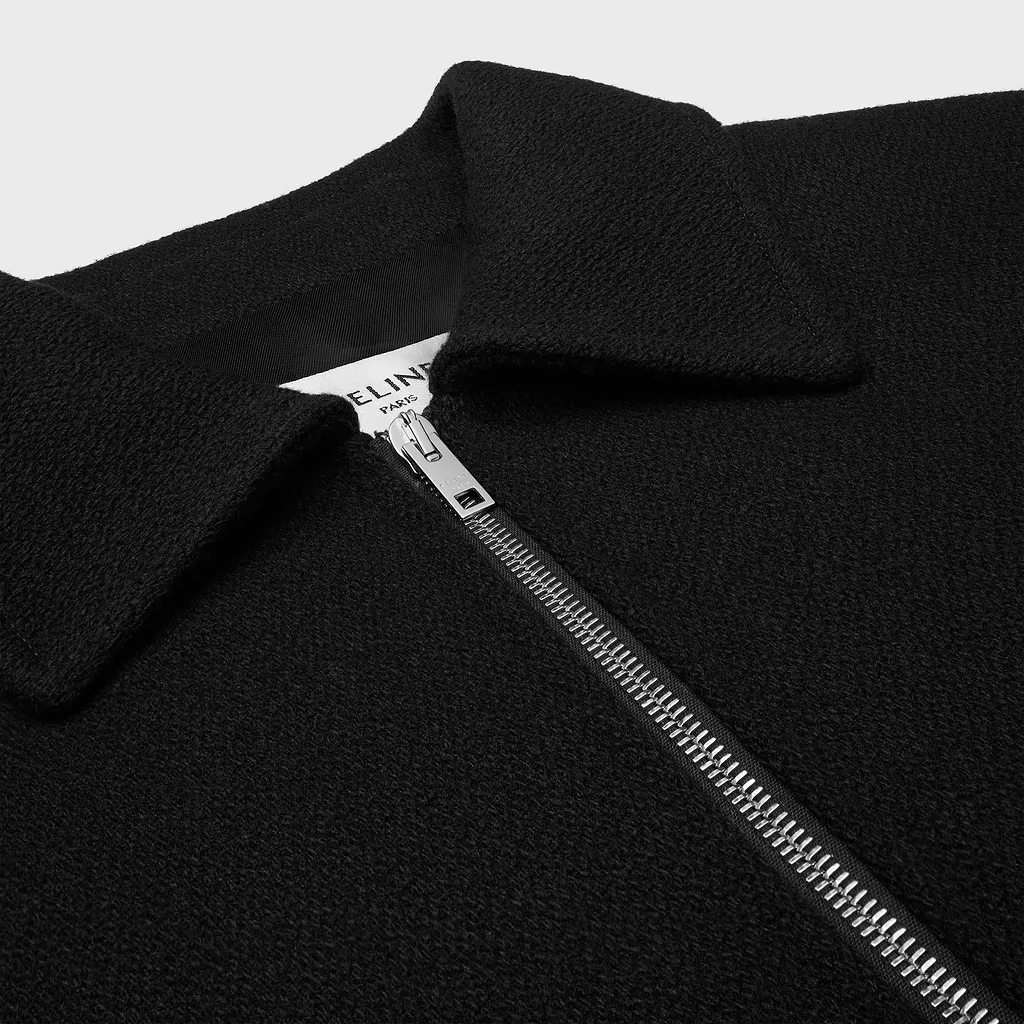 Teddy Jacket In Textured Wool