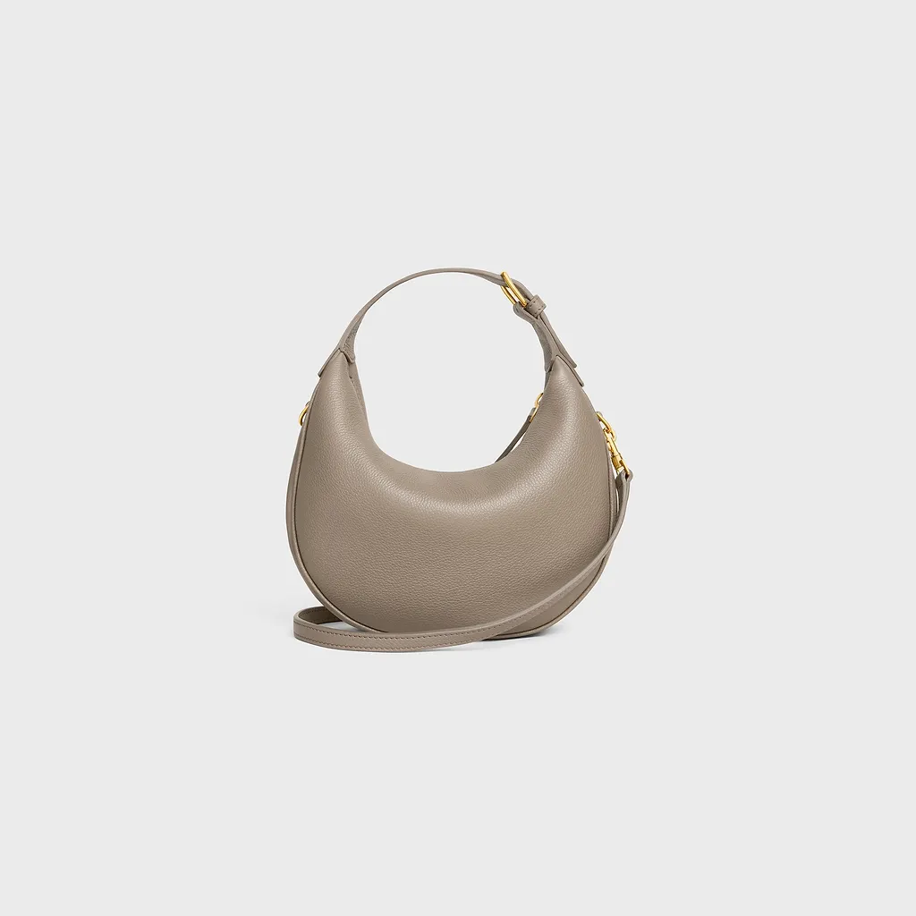 Teen Celine Lulu Shoulder Bag In Grained Calfskin