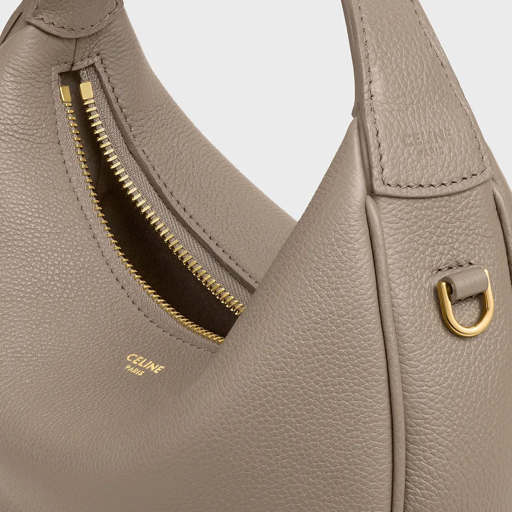 Teen Celine Lulu Shoulder Bag In Grained Calfskin
