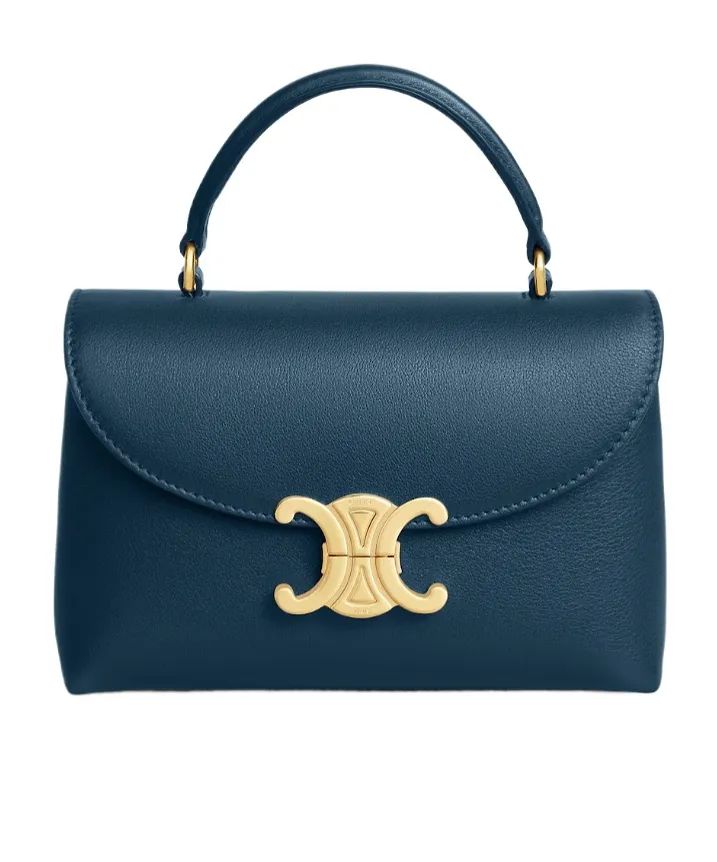 Teen Triomphe Bag In Supple Grained Calfskin