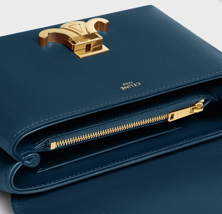 Teen Triomphe Bag In Supple Grained Calfskin