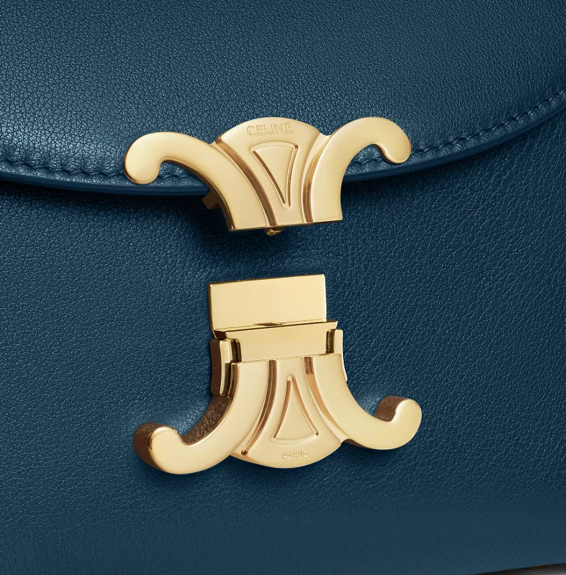 Teen Triomphe Bag In Supple Grained Calfskin