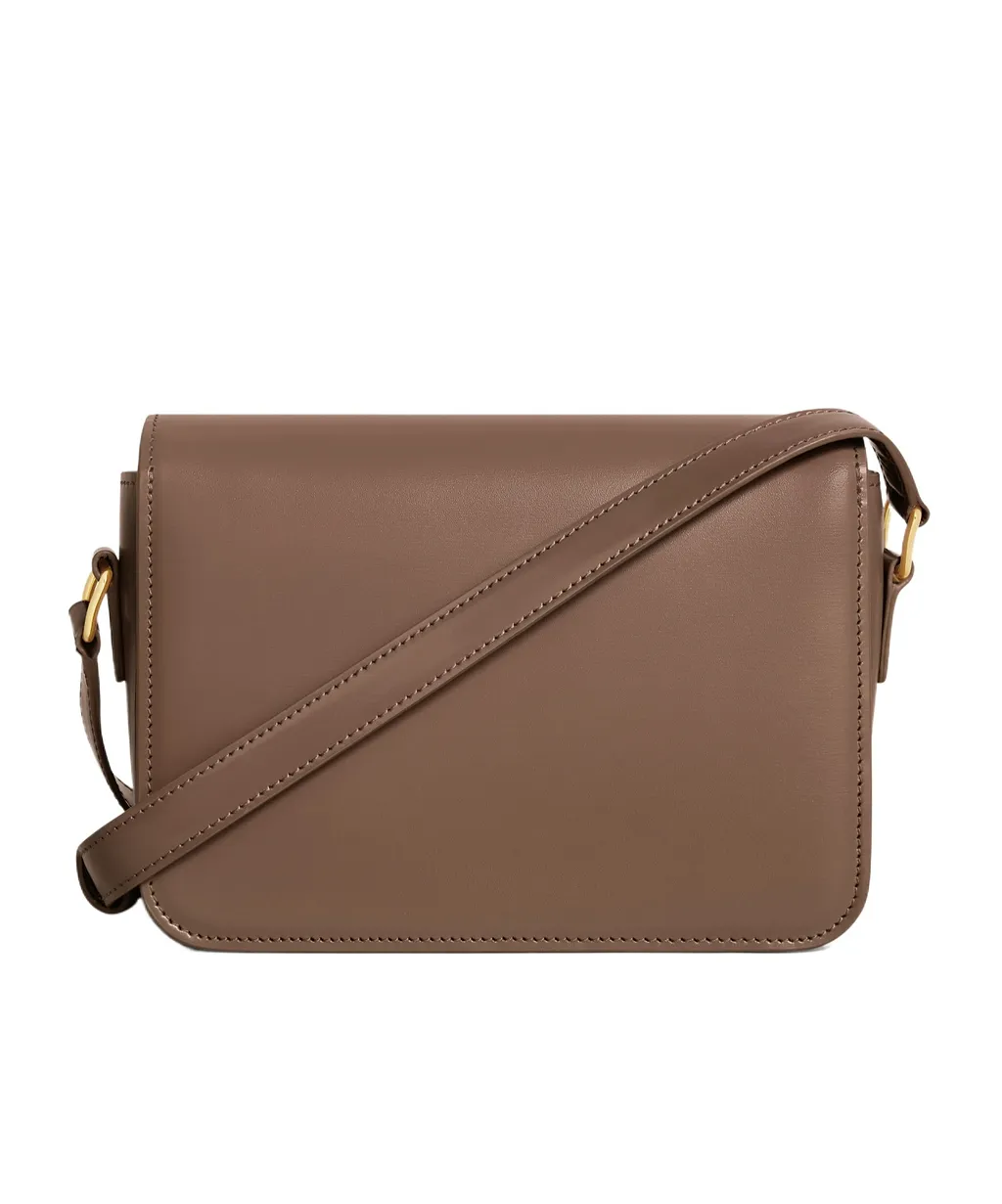 Teen Triomphe Bag In Shiny Calfskin