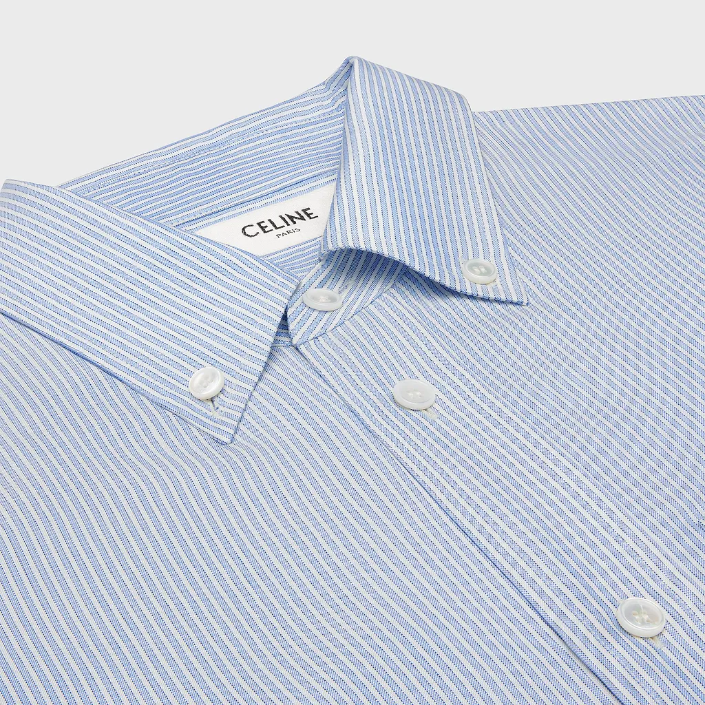 Tomboy Shirt In Striped Silk