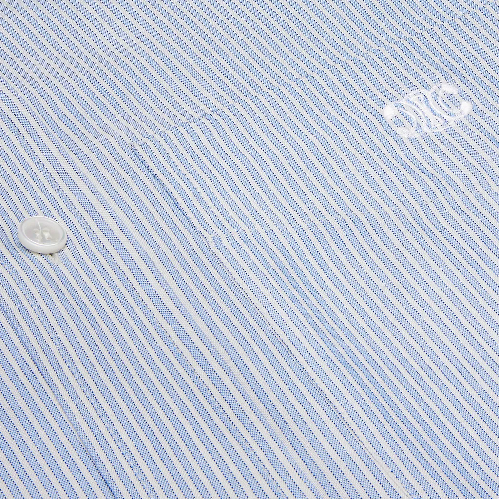 Tomboy Shirt In Striped Silk