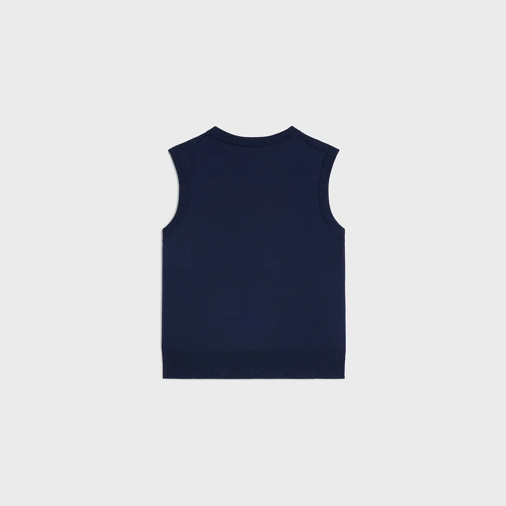 Fine Wool Sleeveless Top