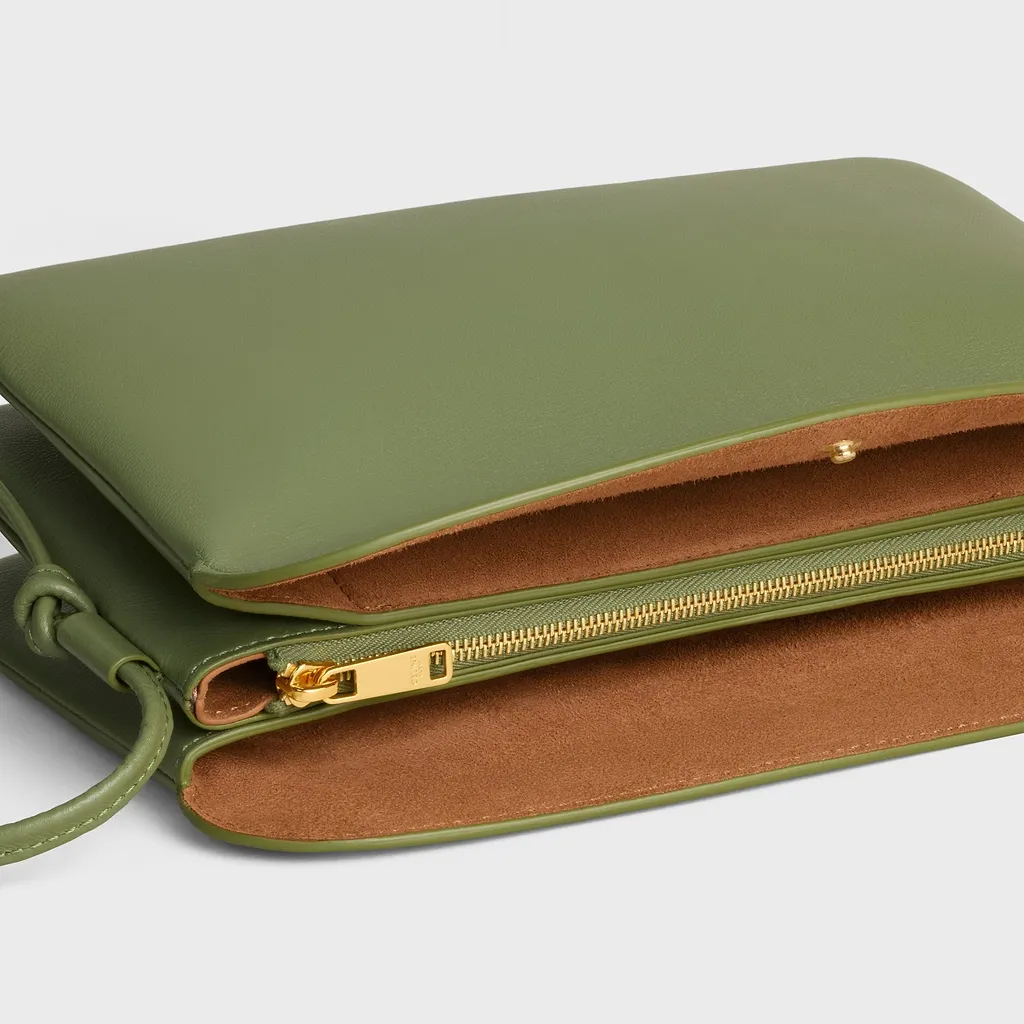 Trio Flap In Smooth Lambskin