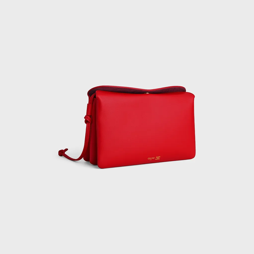 Trio Flap In Smooth Lambskin