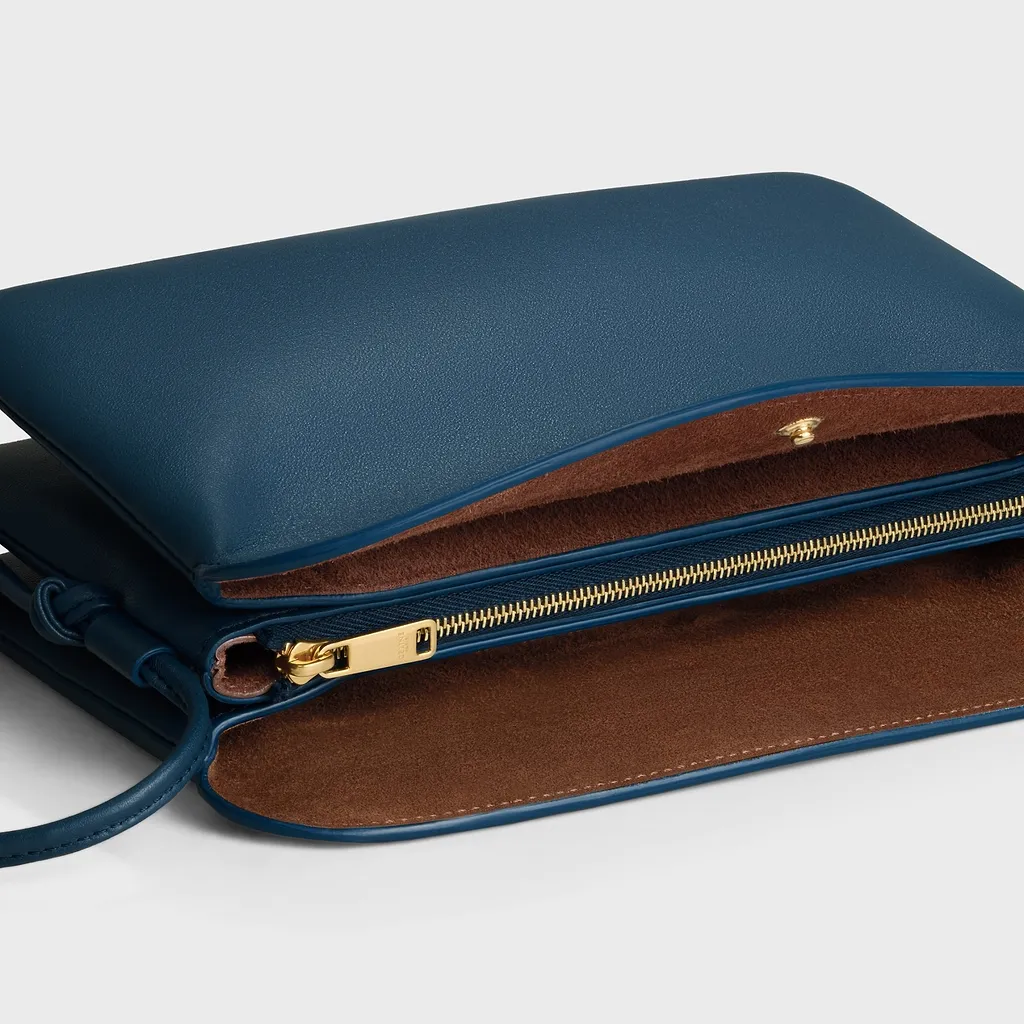 Trio Flap In Smooth Lambskin