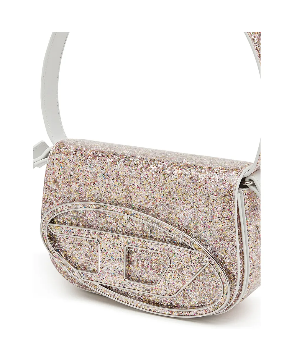 Diesel 1Dr Glitter Foldover Shoulder Bag