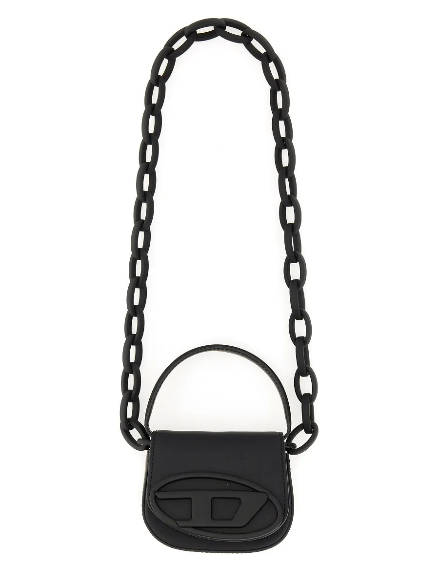 Diesel 1 Dr Xs Logo Plaque Shoulder Bag