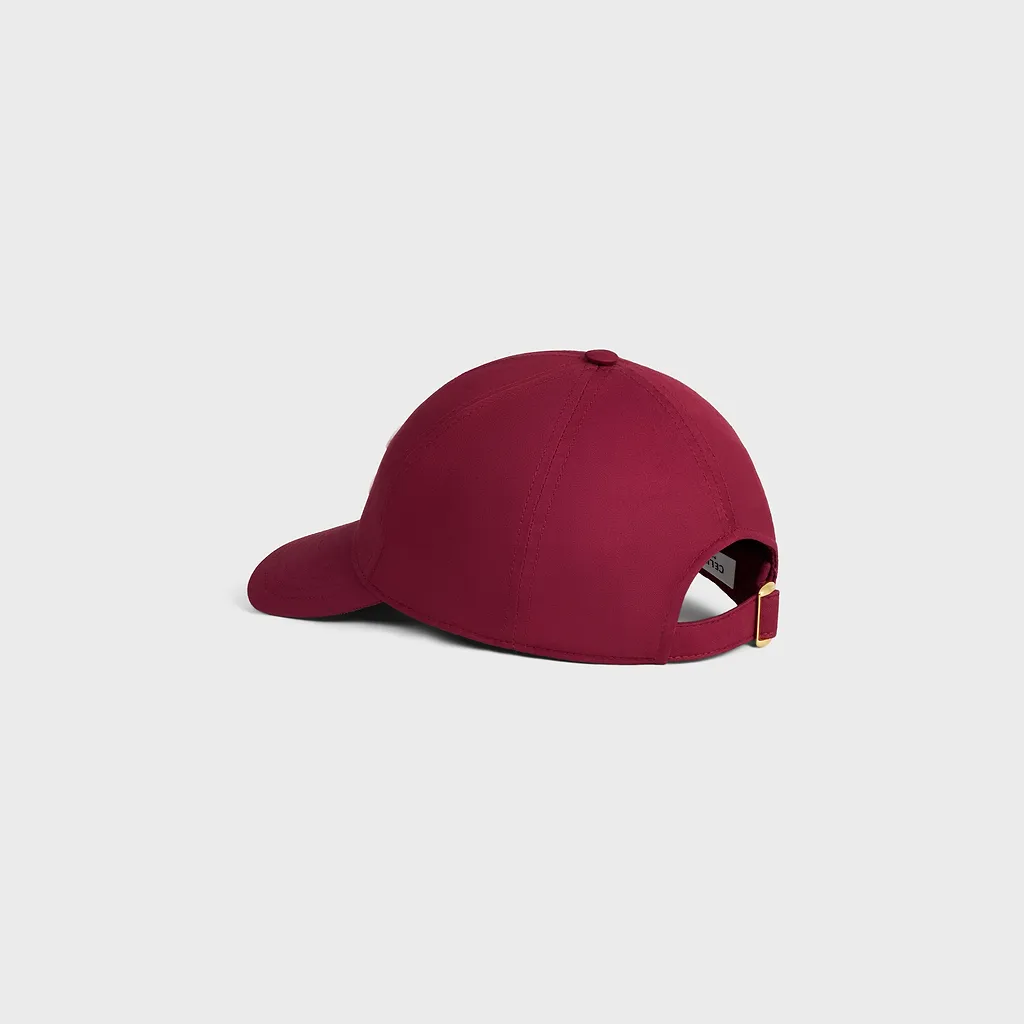 Triomphe Baseball Cap In Cotton Gabardine