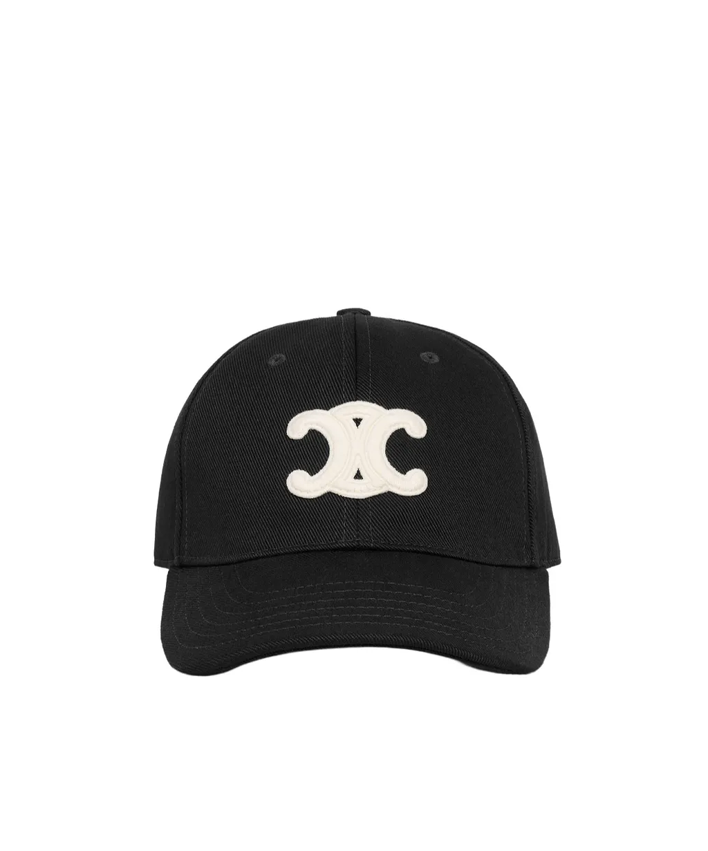 Triomphe Baseball Cap In Cotton Drill