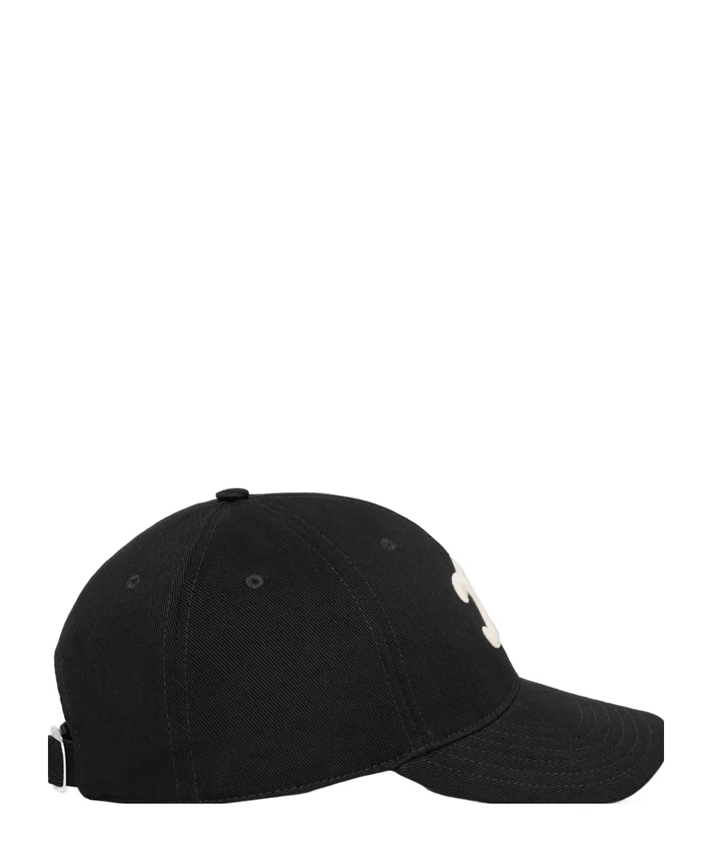 Triomphe Baseball Cap In Cotton Drill