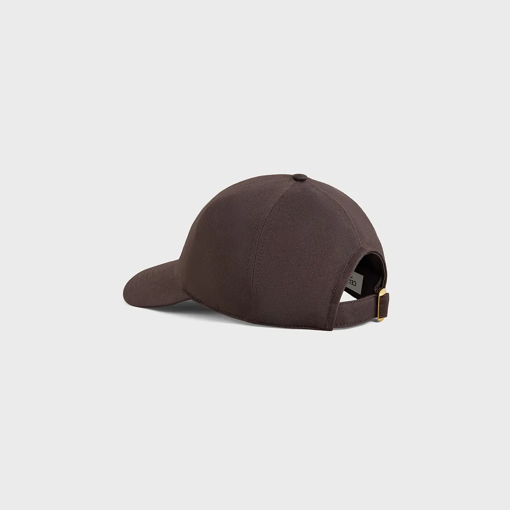 Triomphe Baseball Cap In Cotton Gabardine
