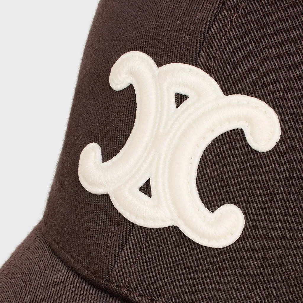 Triomphe Baseball Cap In Cotton Gabardine