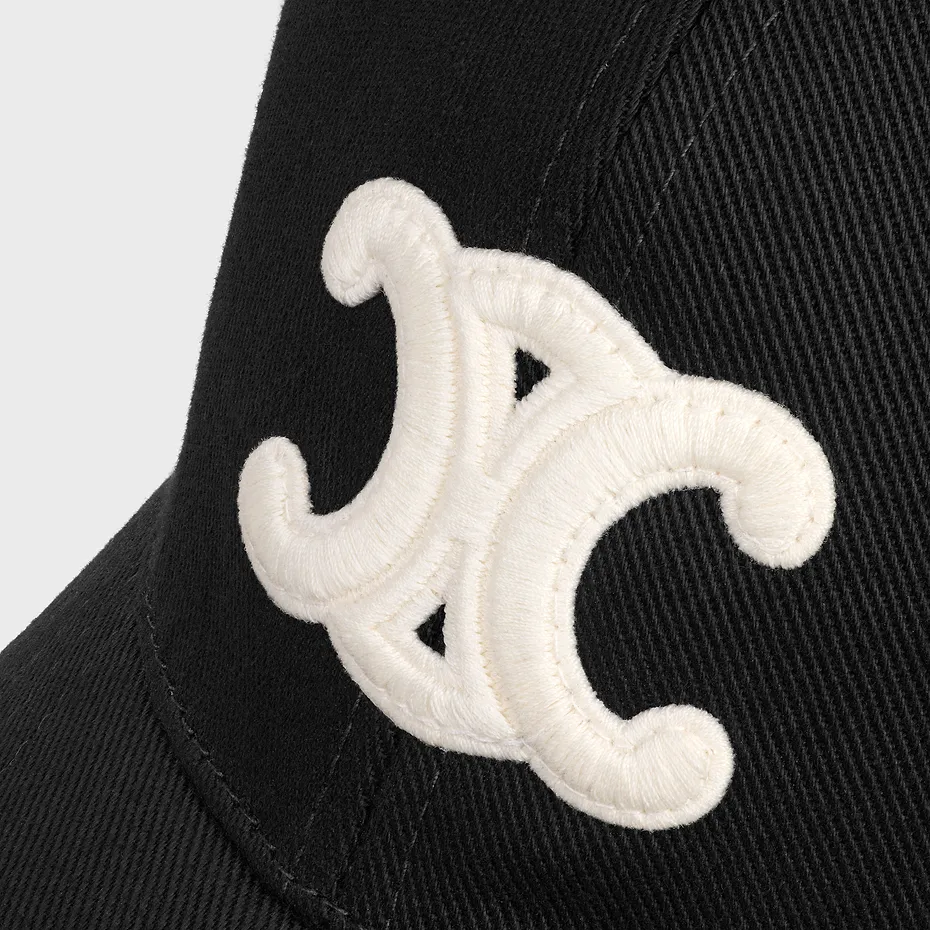 Triomphe Baseball Cap In Cotton Drill
