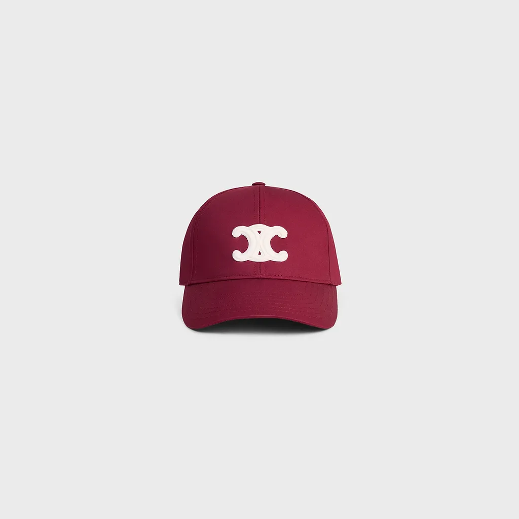 Triomphe Baseball Cap In Cotton Gabardine