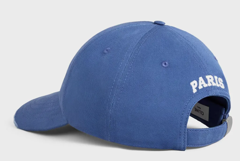 Triomphe Cap In Cotton Twill Gabardine