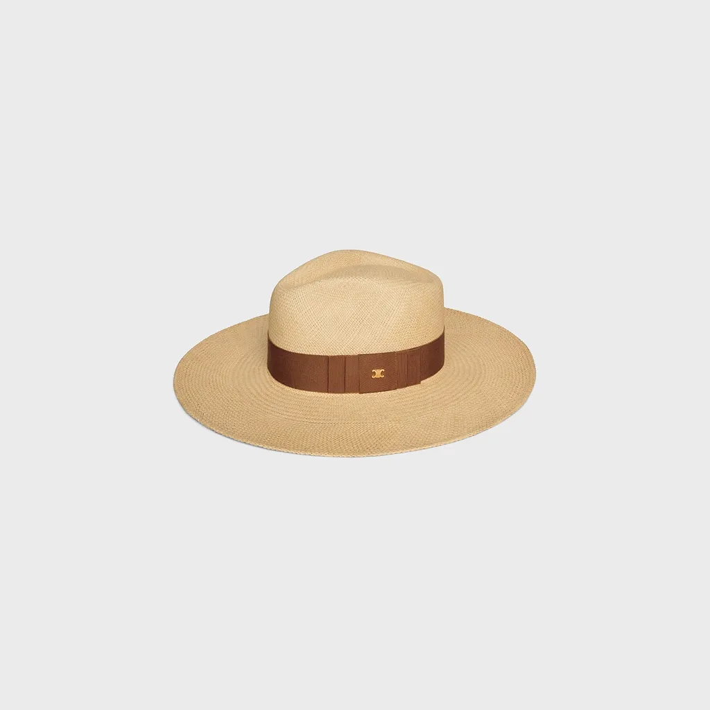 Triomphe Panama Hat In Straw