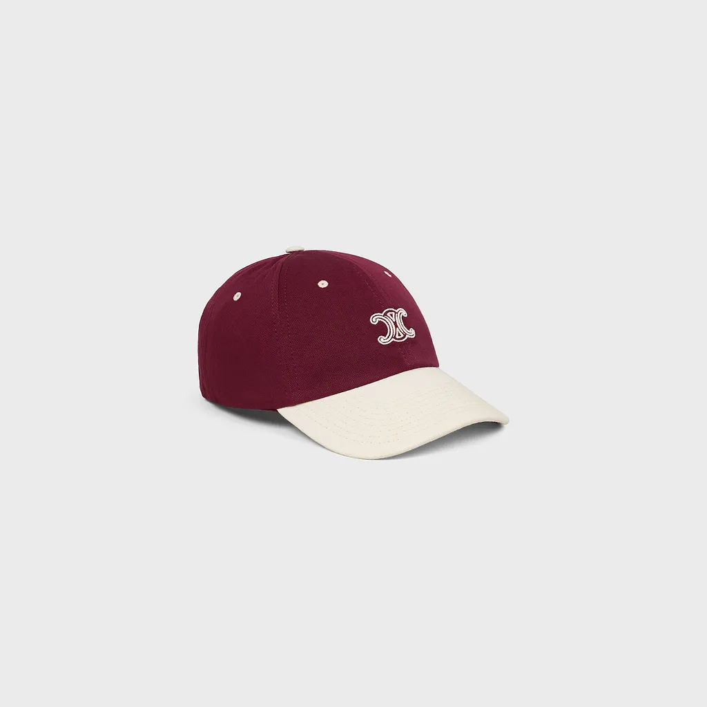 Triomphe Richelieu Cap In Cotton Twill
