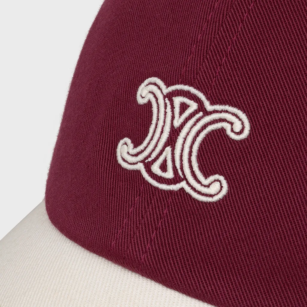 Triomphe Richelieu Cap In Cotton Twill