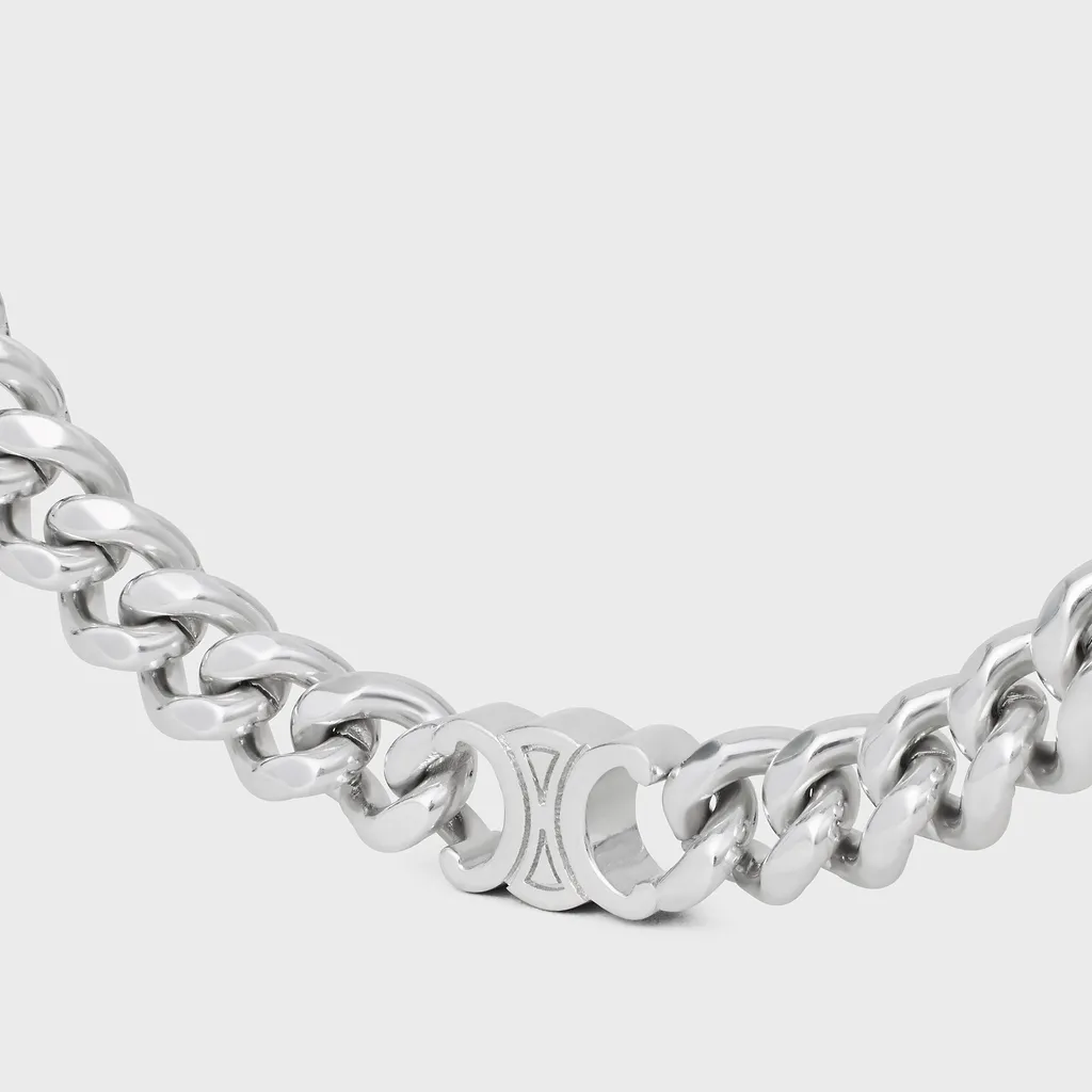 Triomphe Small Gourmette Necklace