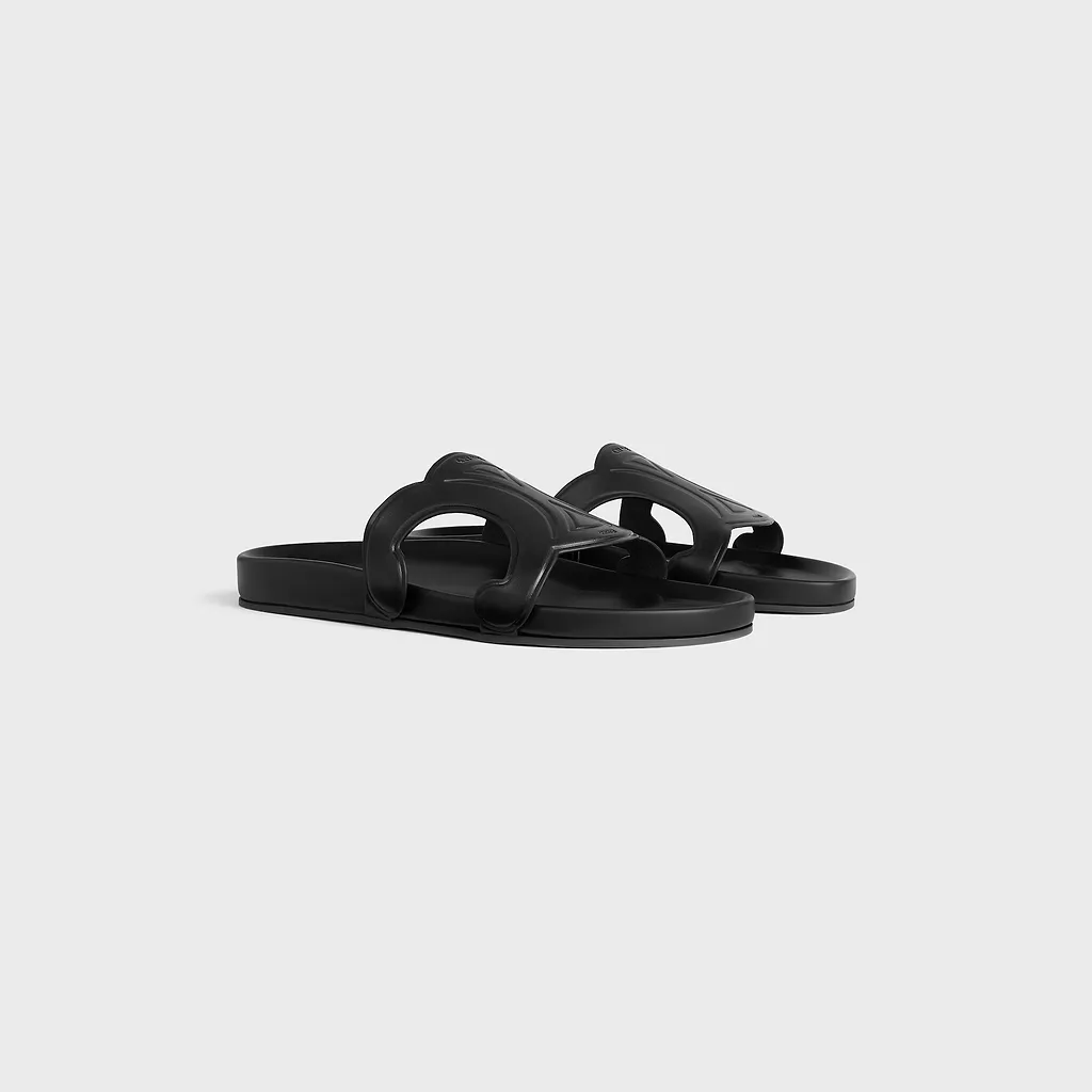 Triomphe Slide In Calfskin - Vegetal Tanning