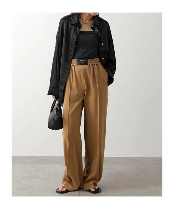 Trousers In Wool Twill