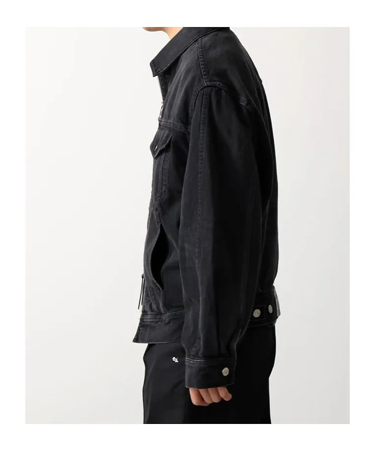 Trucker Jacket In Cotton Denim