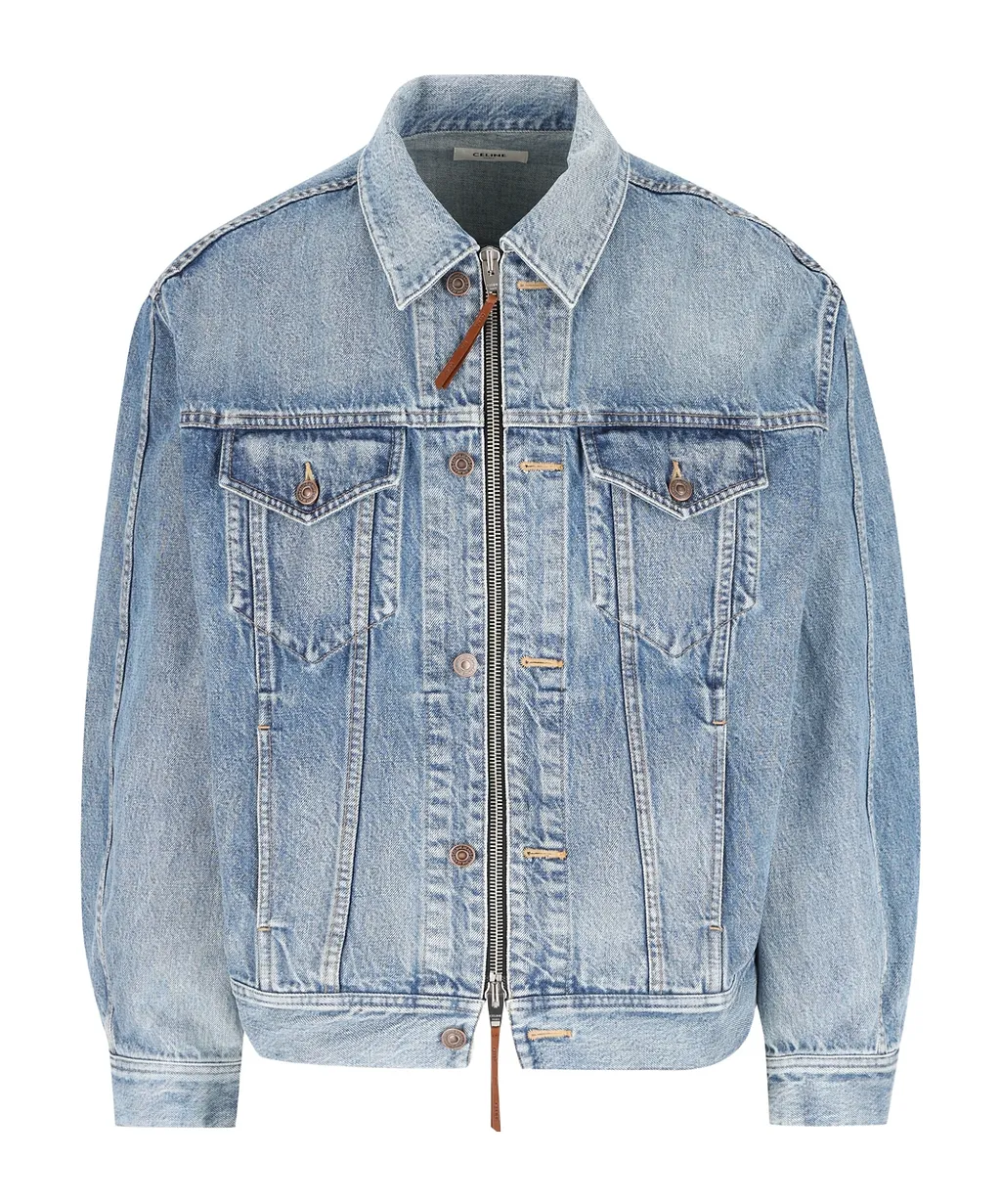 Trucker Jacket In Cotton Denim