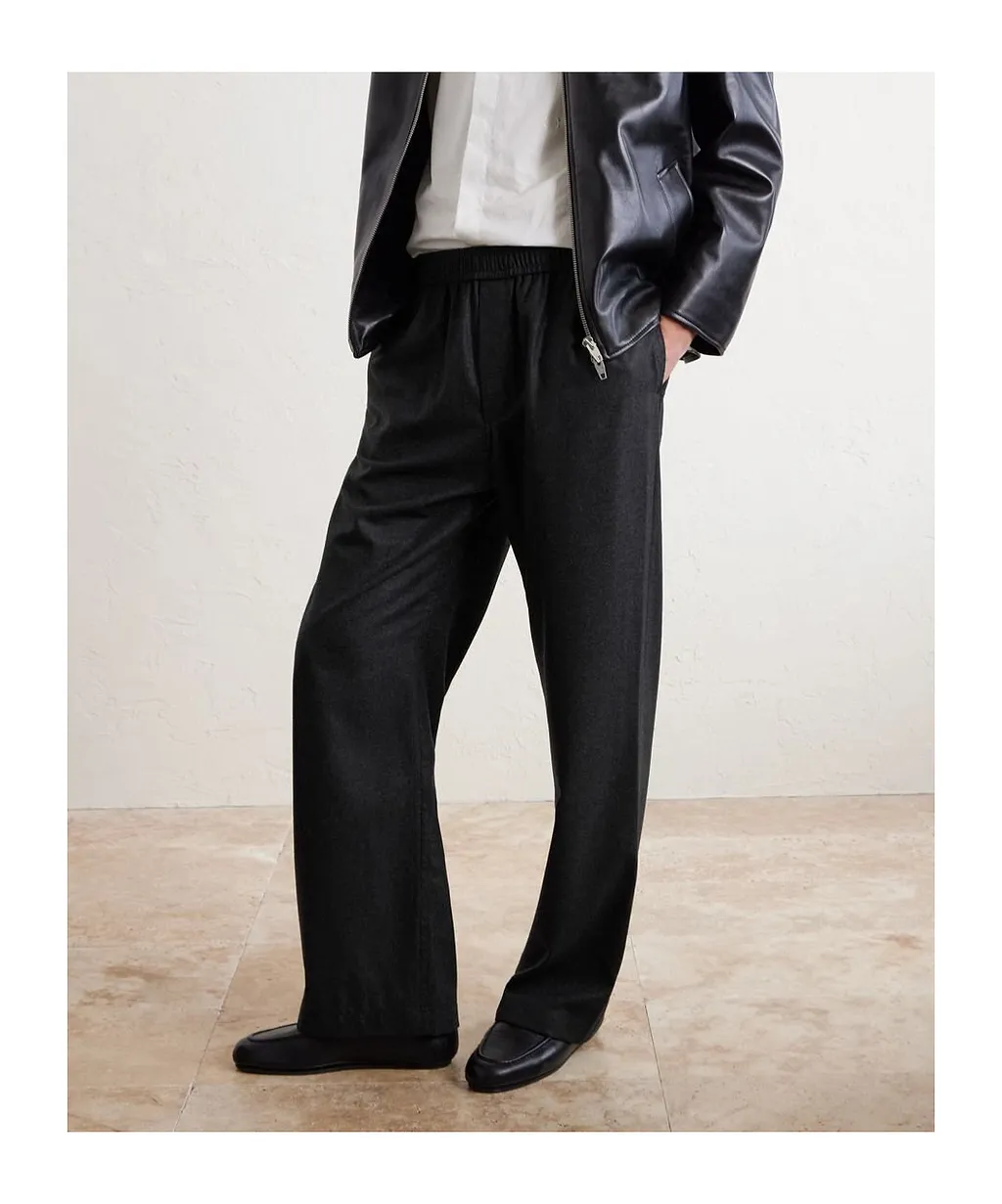 Trousers In Cashmere Flannel