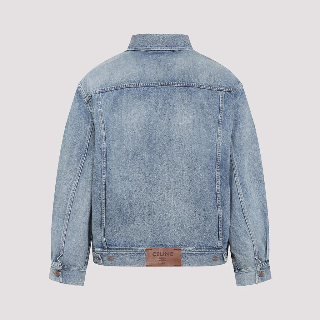 Trucker Jacket In Cotton Denim