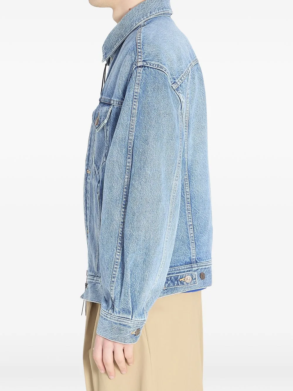 Trucker Jacket In Cotton Denim