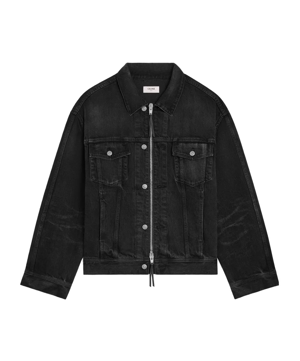 Trucker Jacket In Cotton Denim