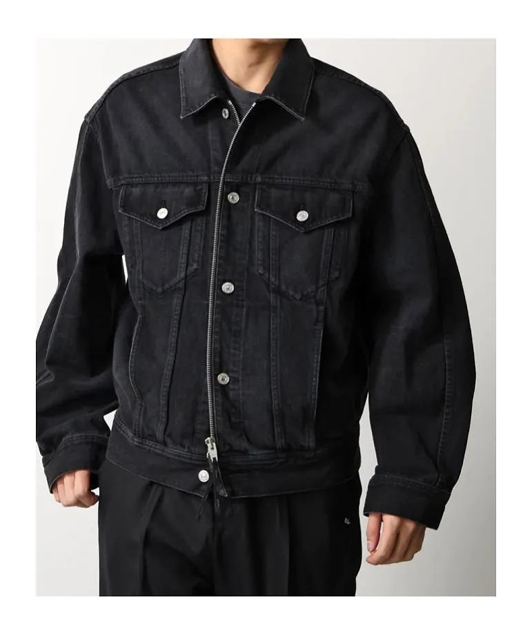 Trucker Jacket In Cotton Denim